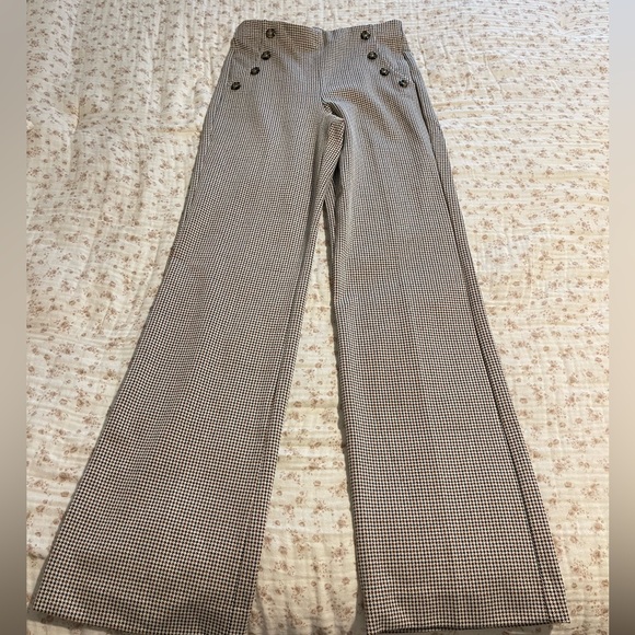 Express Pants - Express rust orange and black wide leg pants